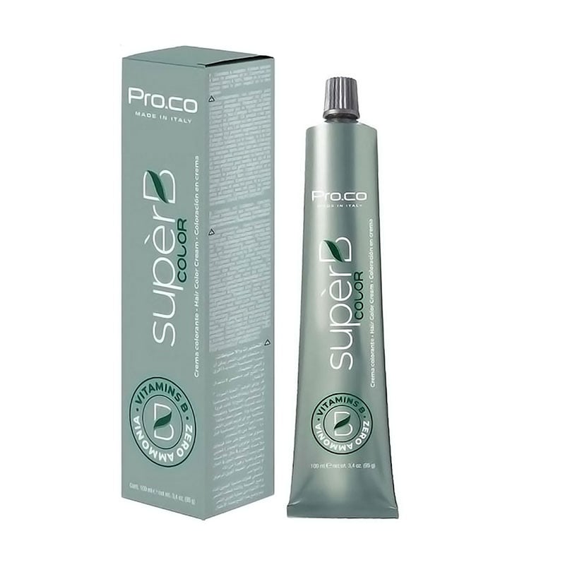 Безаміачна фарба для волосся Pro.co Super B Hair Color Cream Green, 100 мл (мікстон)